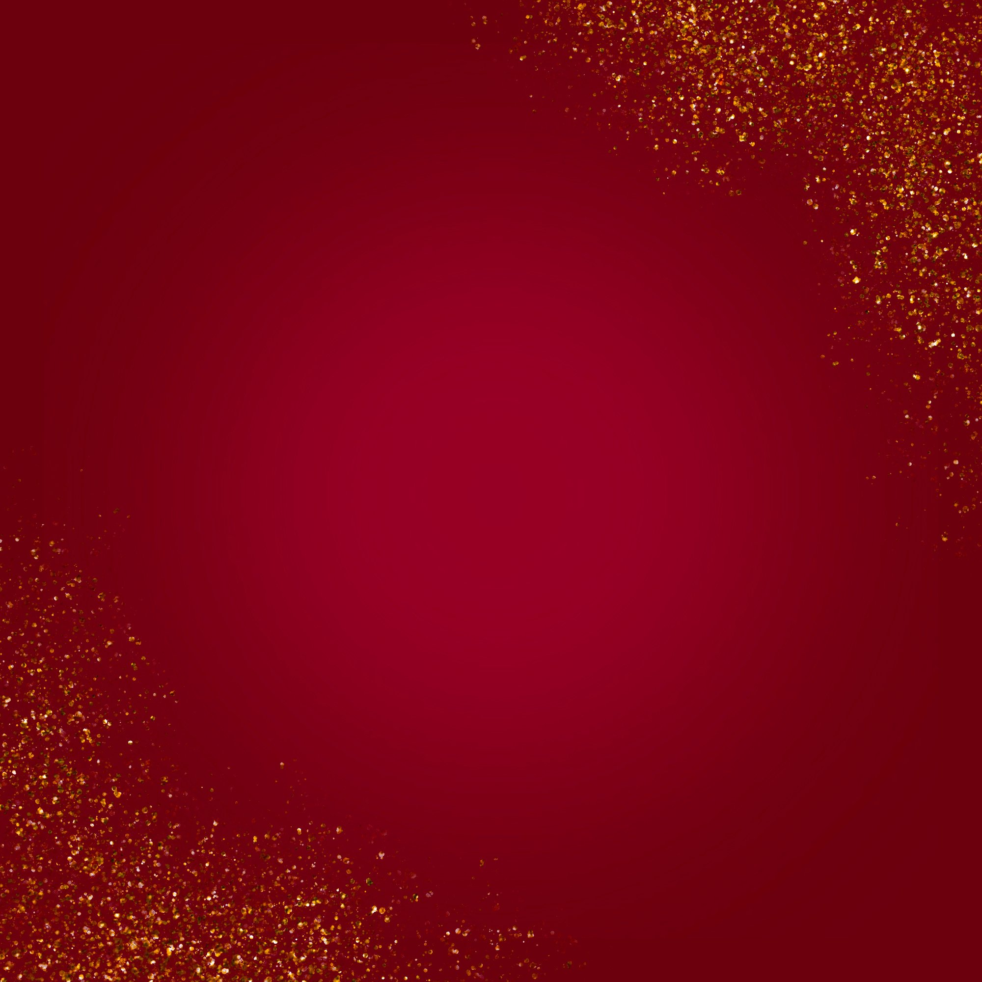 Red gradient background gold glitter